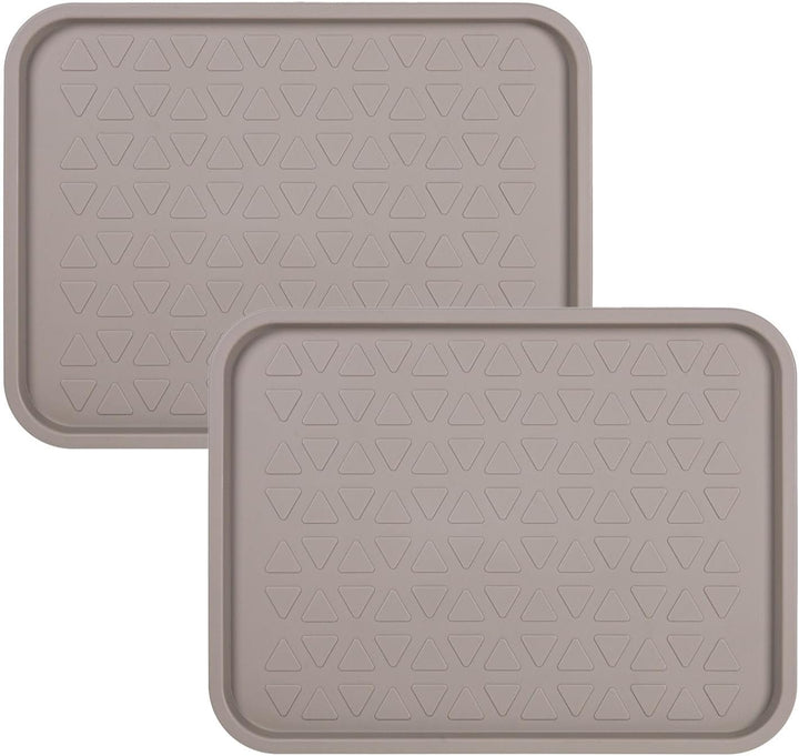 Set Schuhabtropfschale Schuhmatte Wasserdichte, pflegeleicht, Kunststoffmatte schützt Böden Schuhabl