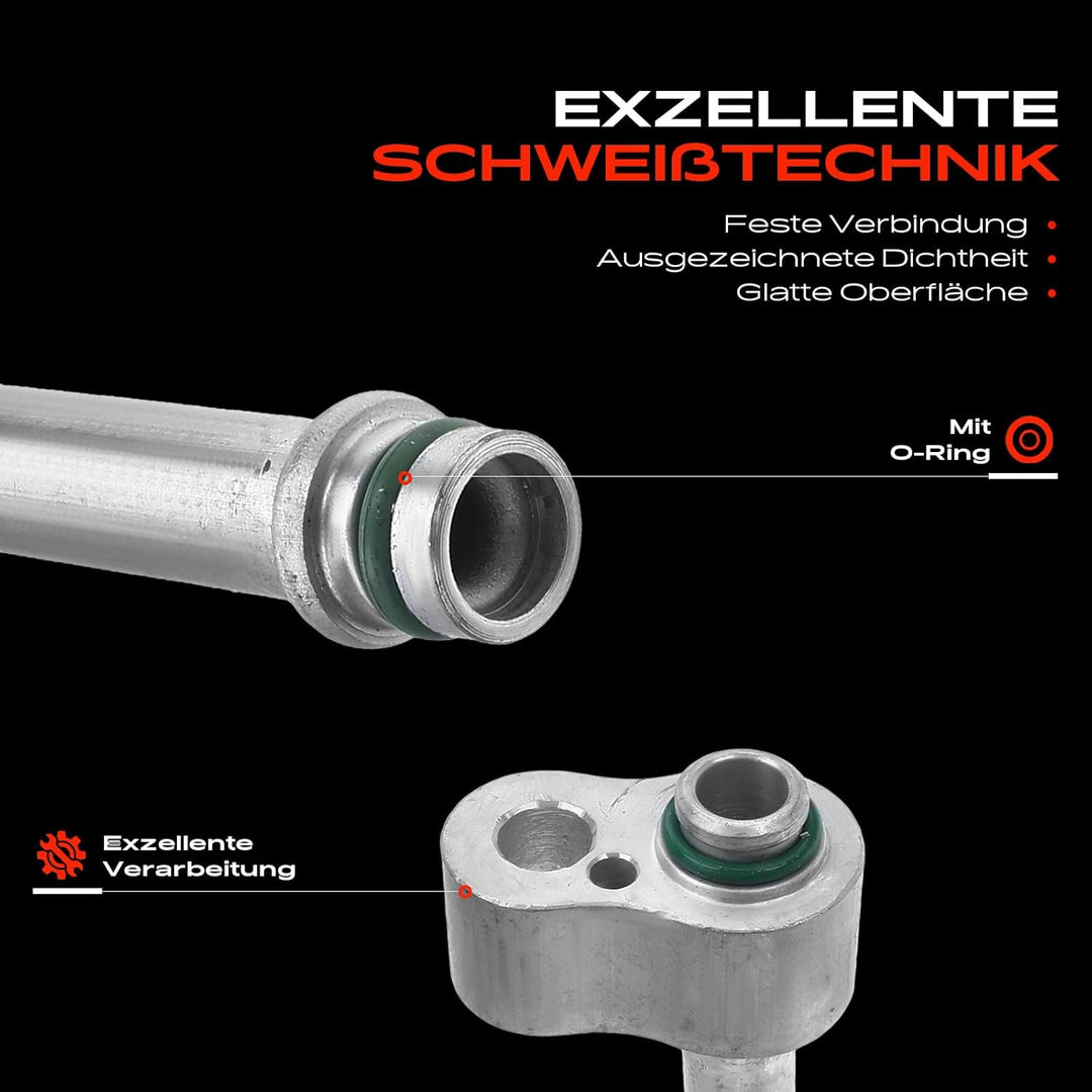 Frankberg Klimaleitung Klimaschlauch Druckleitung Kompatibel mit X164 GL450 GL500 W164 ML500 ML63AMG