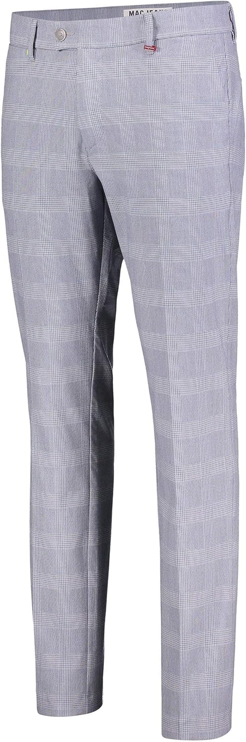 MAC HOSEN Lennox, braun(kbrownricecheck (335)), Gr. 31/34