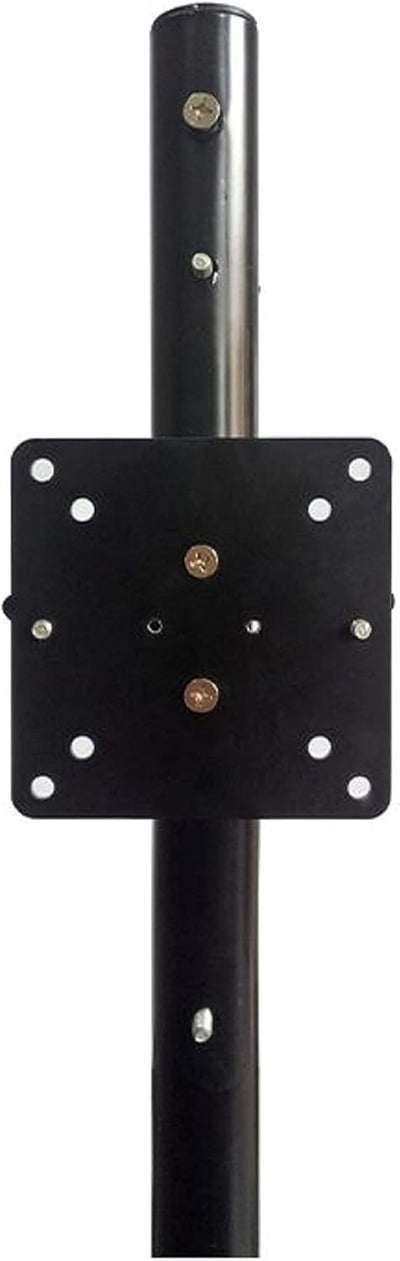 Tosol Dart mobiler Dartständer, Surround Auffangring, Dartscheibe und Dartpfeile Schwarz, Schwarz