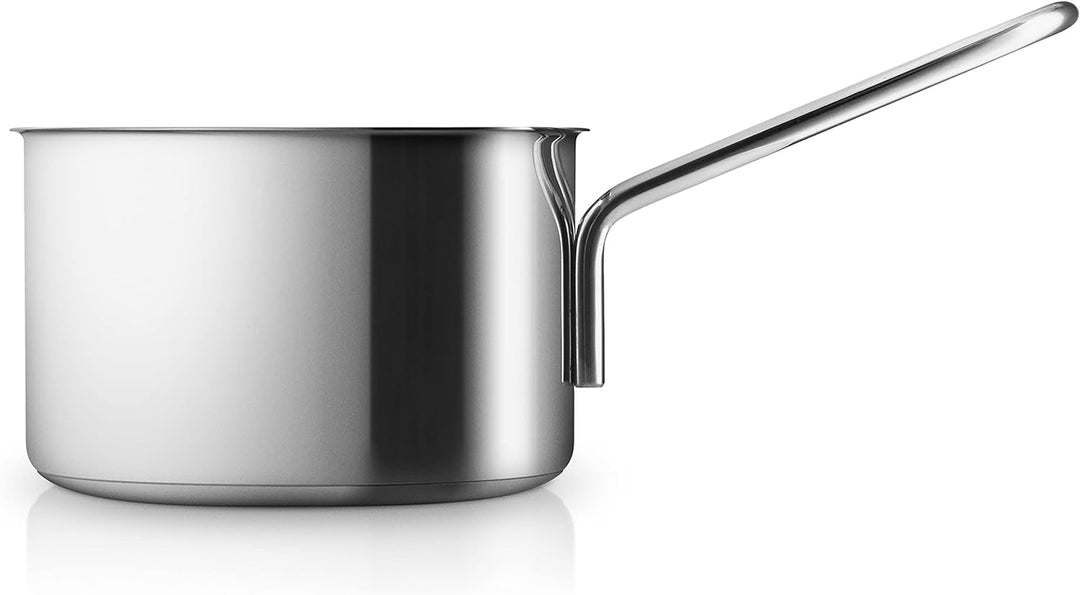 EVA-TRIO | Kasserolle 1,8l Steel line | 90% recycelter Edelstahl