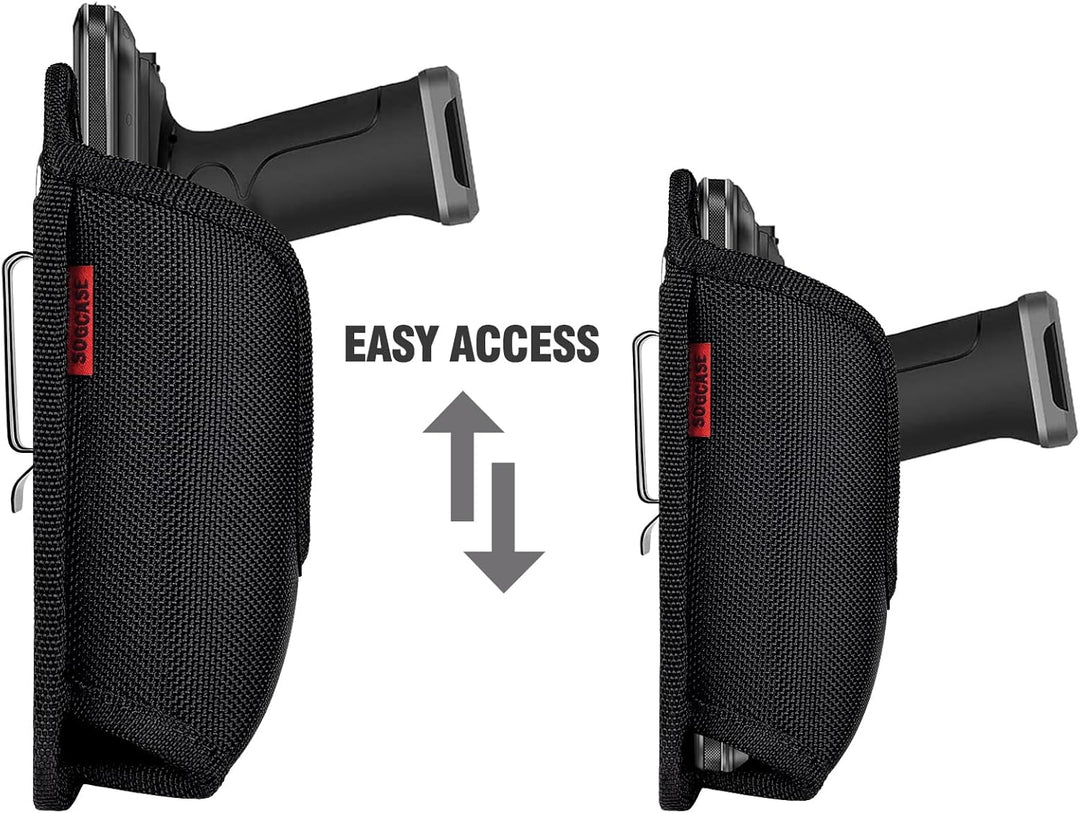 SOGCASE Tasche Scanner Holster für Zebra TC70x TC70 TC72 TC75x TC75 TC77 M60 MC67 mit Handgriff, Tra
