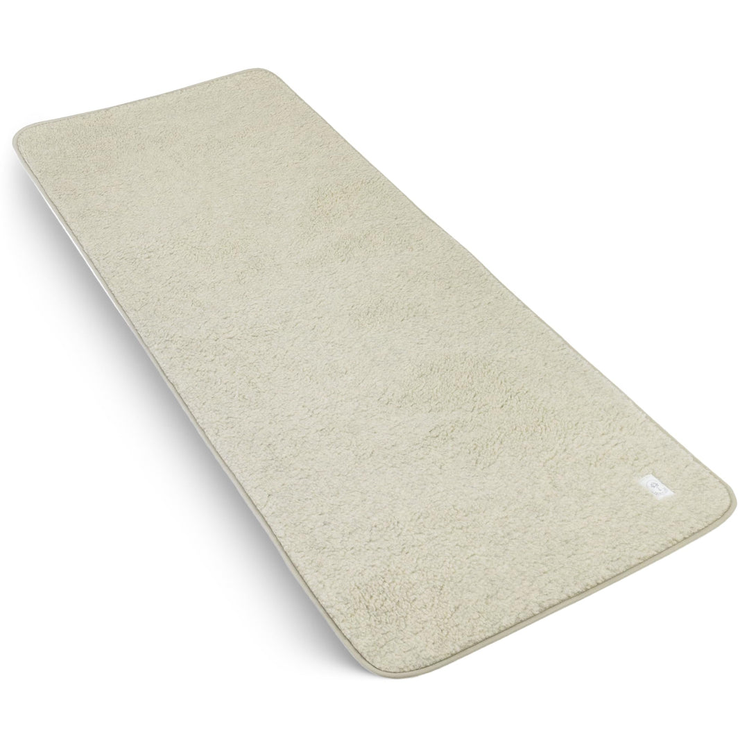 Yogamatte Schafwolle | Natürlich Merino Wolle Trainingsmatte | Yogamatte rutschfest | Hautfreundlich