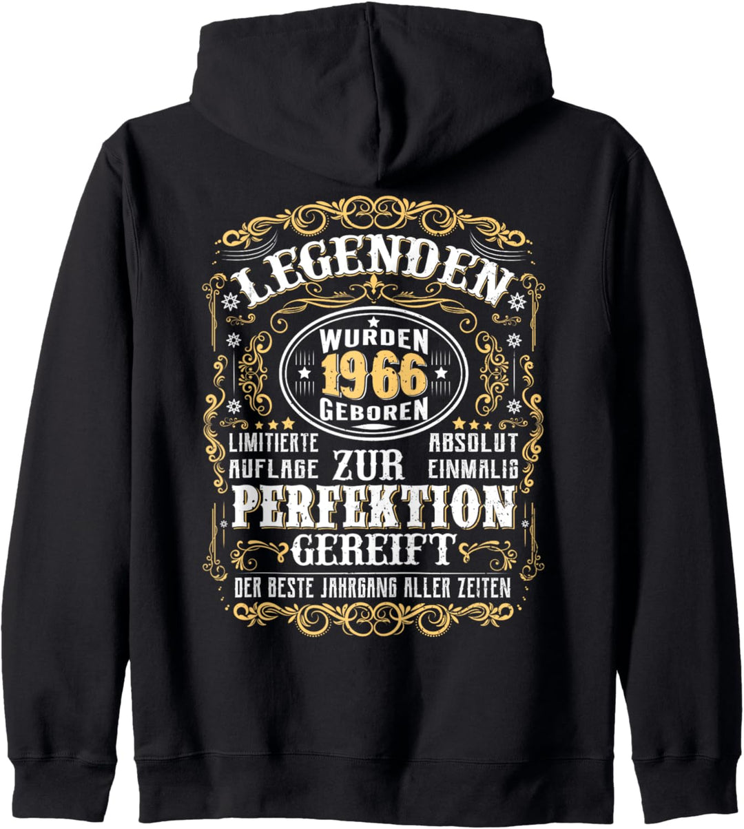 1966 Legenden Wurden 1966 Geboren Geburtstag Jahrgang 1966 Kapuzenjacke