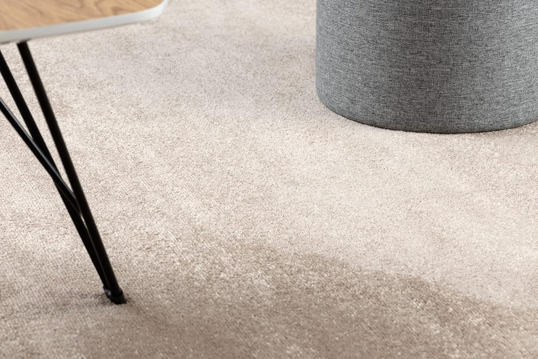 rugsx Teppich Softy beige, glatt, einfarbig, für Zimmer, Wohnzimmer, Schlafzimmer, 200x290 cm 200x29