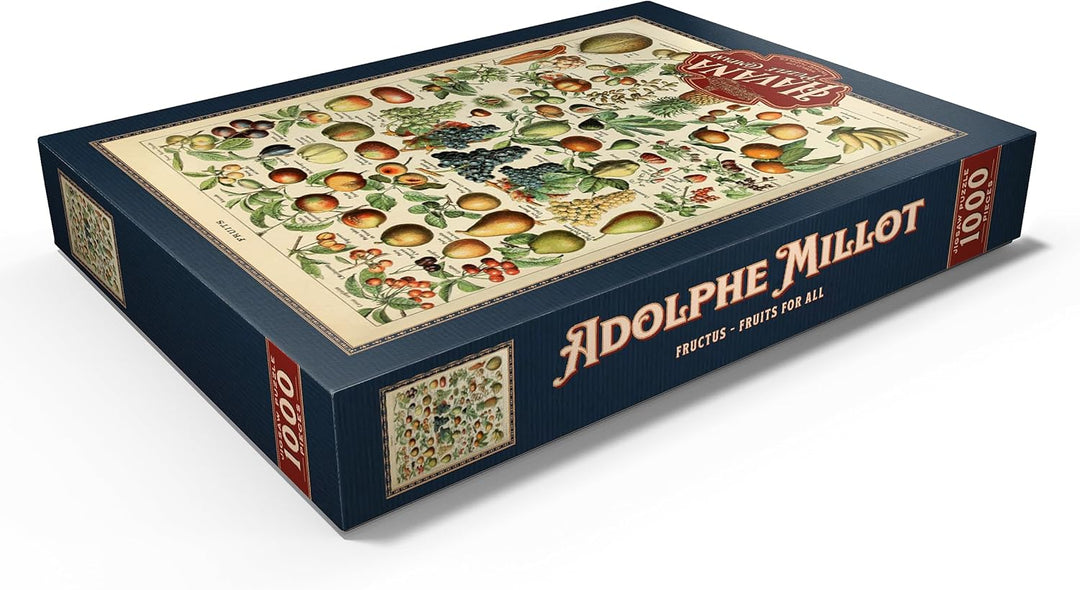 Fructus - Früchte für alle, Vintage Art Poster, Adolphe Millot - Premium 1000 Teile Puzzle - MyPuzzl