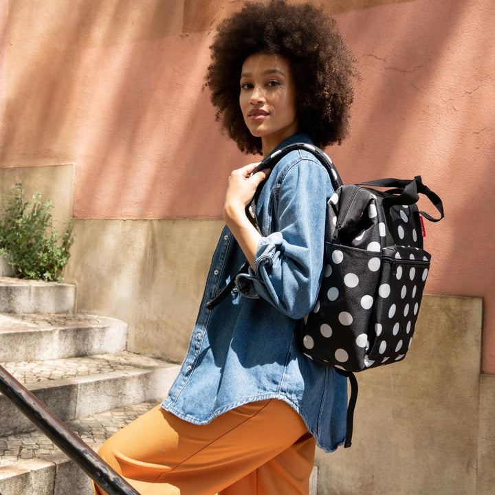 reisenthel allrounder R JR, Rucksacktasche Einheitsgrösse Dots White, Einheitsgrösse Dots White