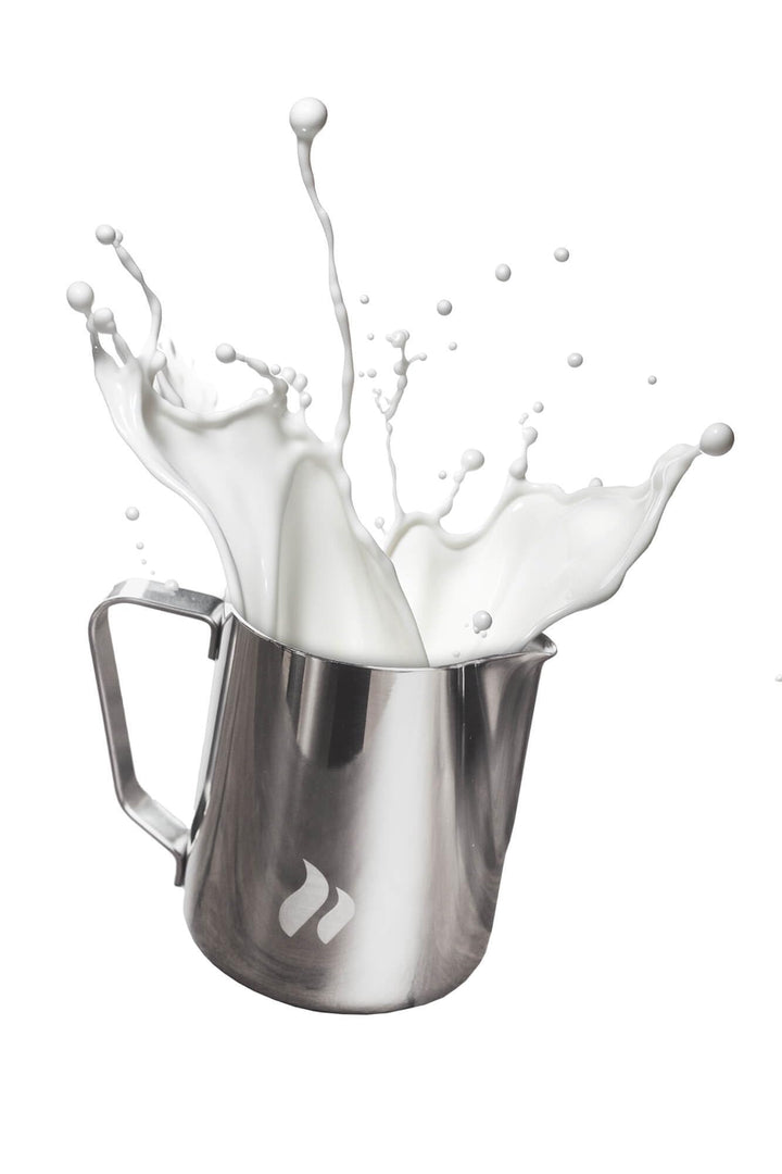 roastmarket Milchkännchen – Ideal zum Milchaufschäumen - Für Cappuccino & Latte Art – Aufschäumkännc