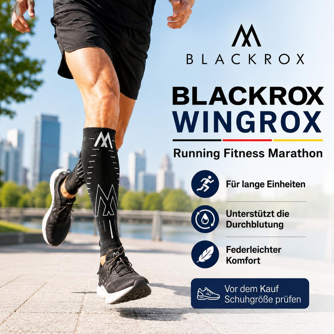 BLACKROX Kompressionssocken Astropreform WINGROX Premiun Kompressionssocken Sportkompressionssocken