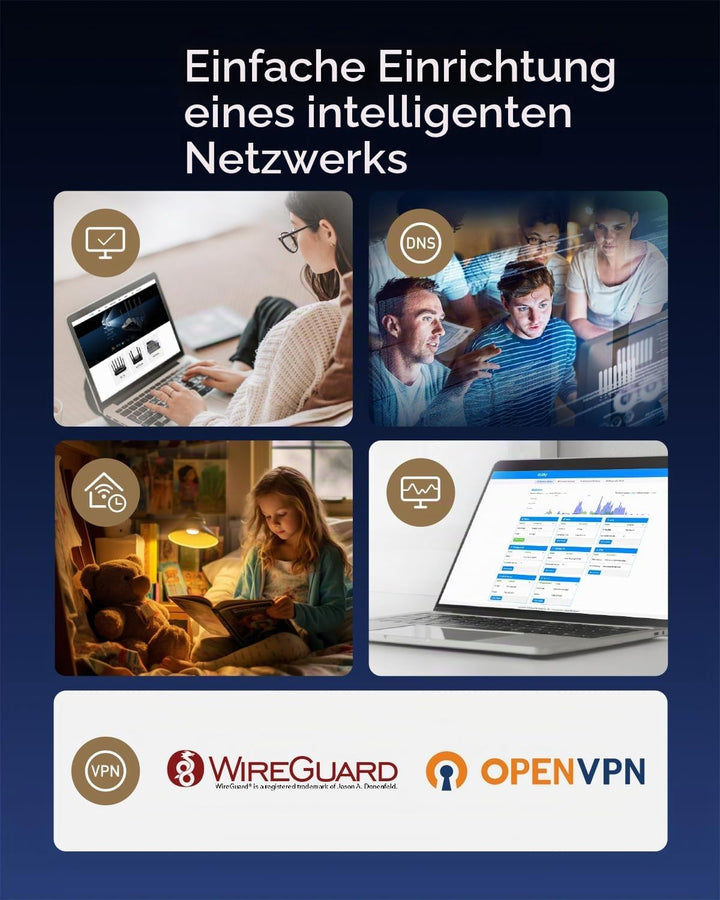 CUDY AX3000 2,5G Mesh System Wi-Fi 6 Wi-Fi 6, 2,5 g WAN, Backhaul Ethernet, ideal für 1Gig+ Internet