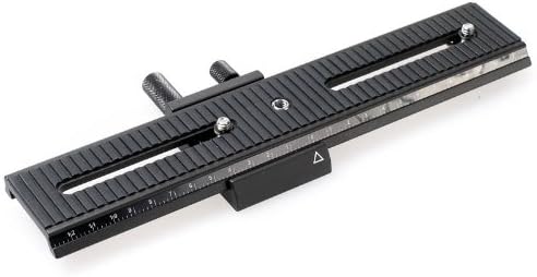 Quenox/Fotomate LP-02 Makro-Einstellschlitten (Makroschlitten, Kameraschlitten, Fotoschlitten, Makro
