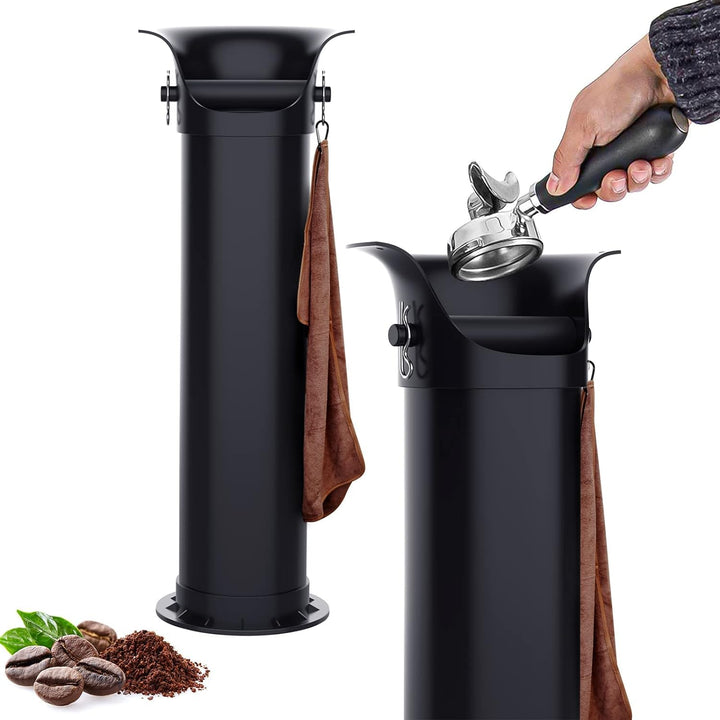 Qcwwy Coffee Knock Box Kaffeesatz-Sammelbehälter Bodenstehender Kaffeesatz-Sammelbehälter für die Kü