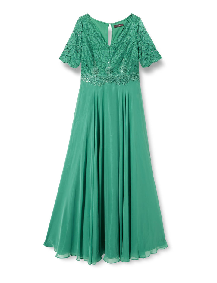 Vera Mont Damen Kleid 44 Seidiges Grün, 44 Seidiges Grün