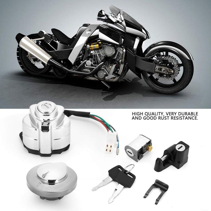 Zündschloss, Zündschloss Tankdeckel Lenkschlossschlüssel für VT600 Shadow 400 750