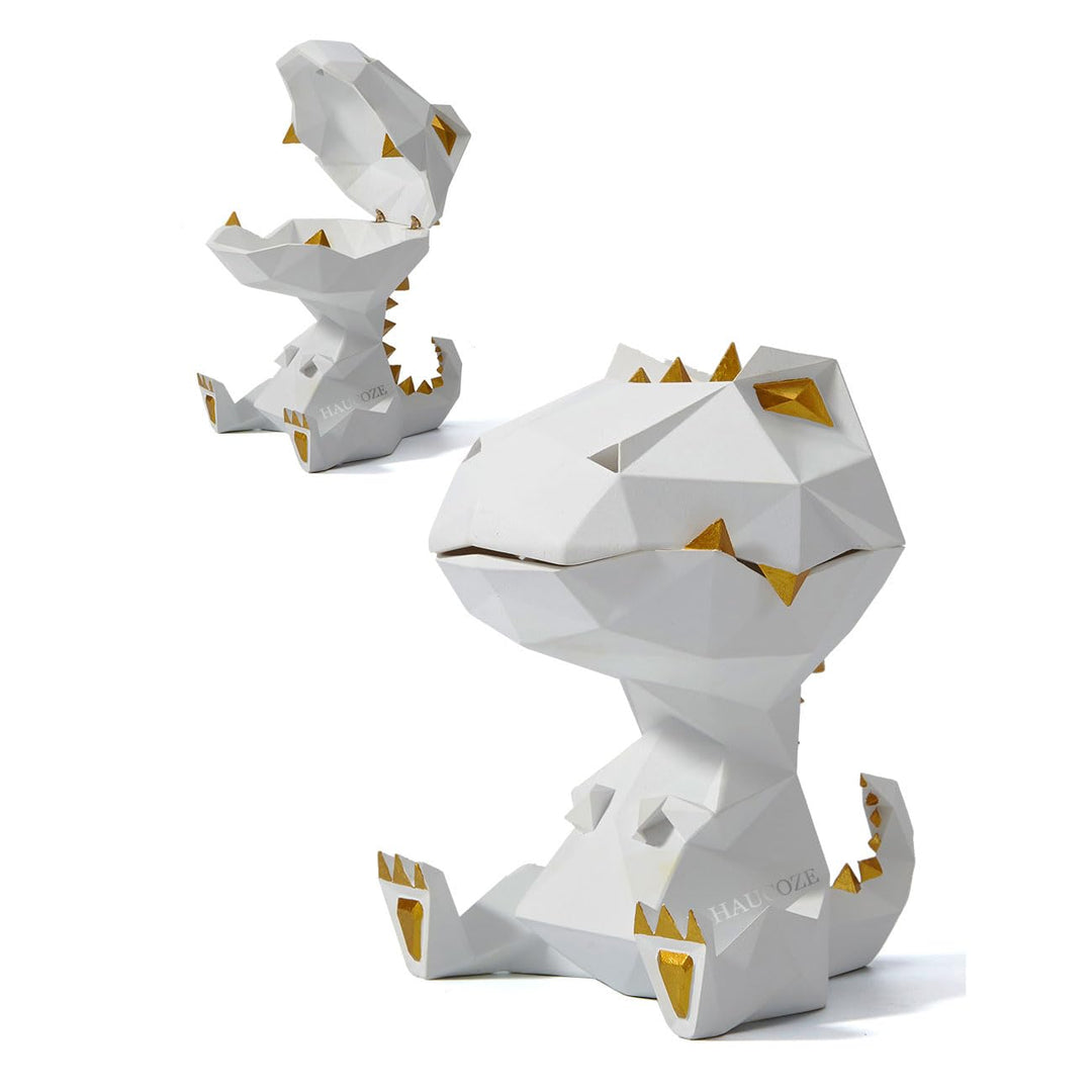Amoy-Art Keksdose Vorratsdosen Dinosaurier Skulptur Arts Modern Figur Dekor Tier Statue Geschenk Pol