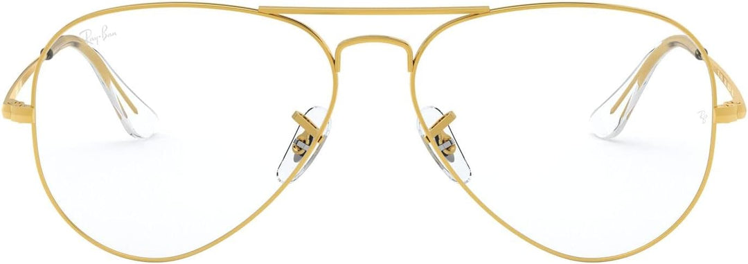 Ray-Ban Unisex AVIATOR-0RX64893086, Legend Gold, 55