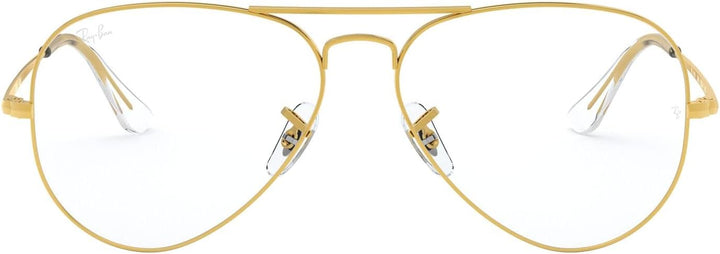 Ray-Ban Unisex AVIATOR-0RX64893086, Legend Gold, 55