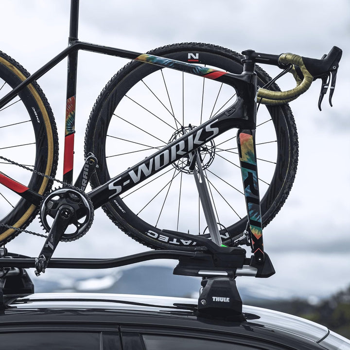 Thule Topride Dachfahrradträger, Fahrradträger für Dach Black, One-Size