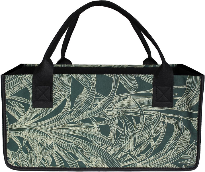 2 Stück Filztaschen Einkaufstasche Kaminholztasche Kaminholzkorb Filz Zeitungsständer Zeitungskorb (