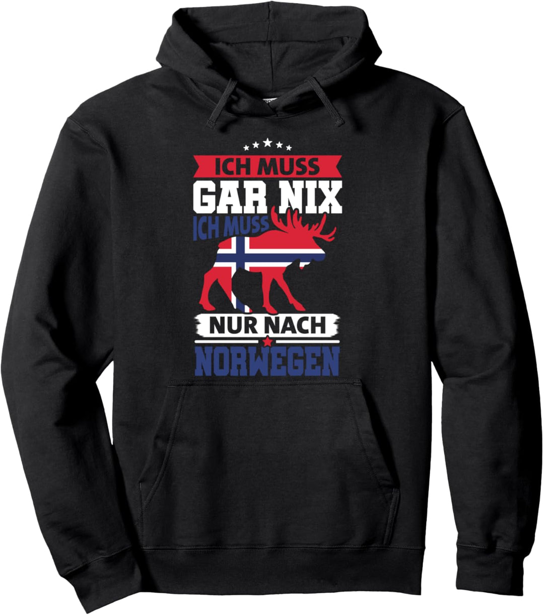 Ich muss nur nach Norwegen Pullover Hoodie