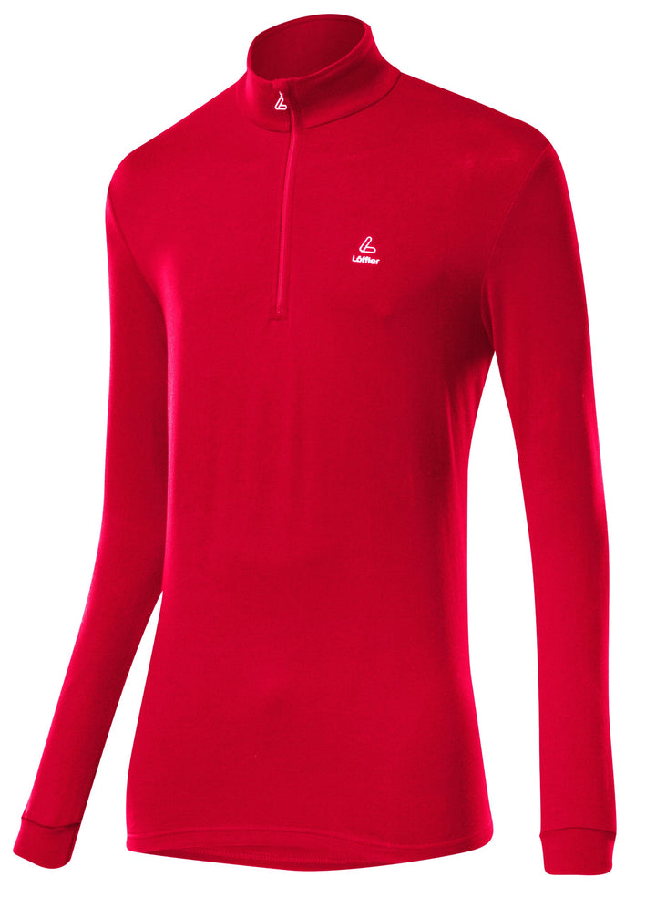 Löffler Herren Pulli Transtex Basic CF 46 Rot, 46 Rot