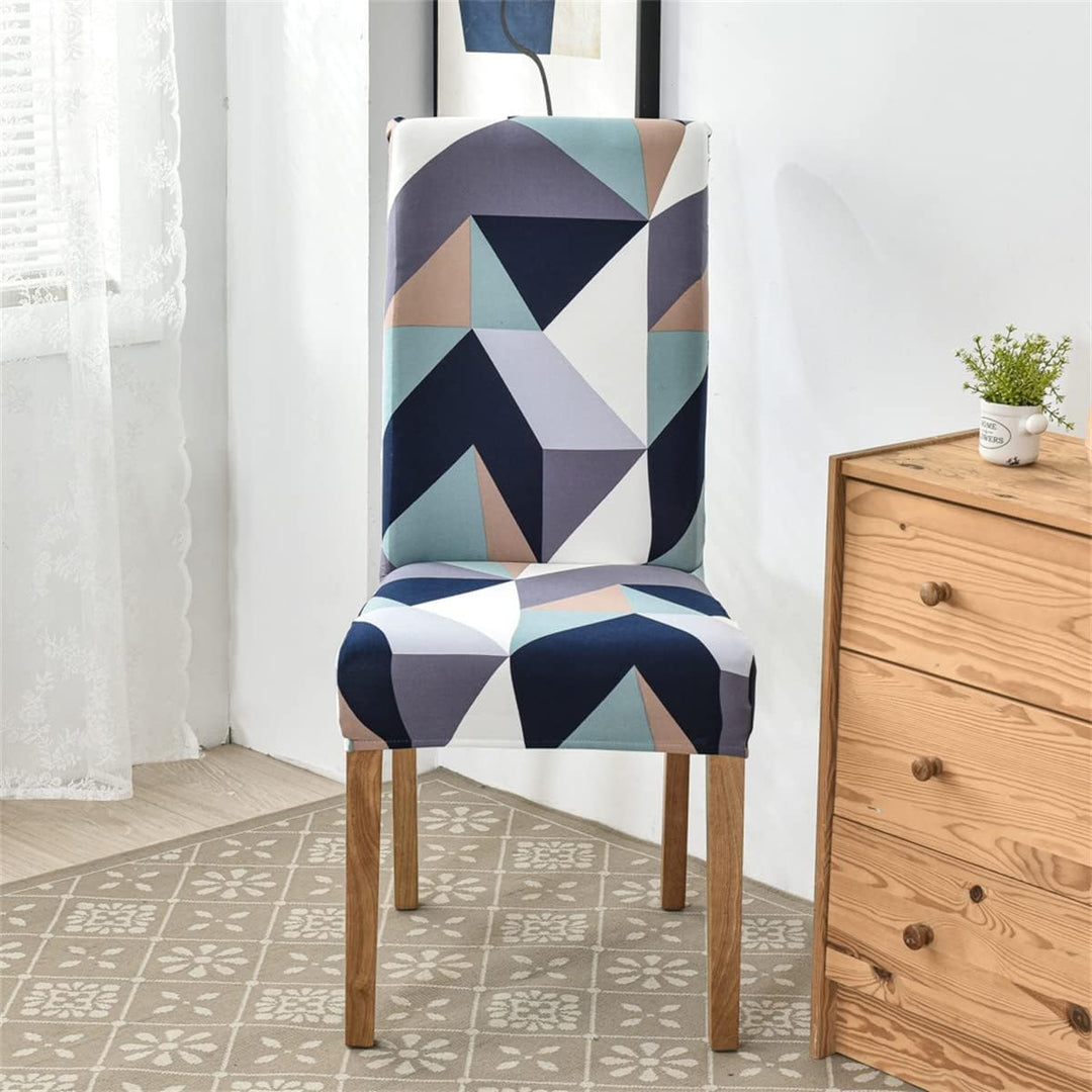 HZDHCLH Stuhlhussen 4er Set Stuhlbezüge Stretch abnehmbar, waschbar, Esszimmerstuhl-Schutzsitz für H