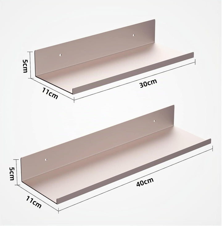 Duschablage Regal Ohne Bohren, 2 Stück Duschregal Bad Ablage Aluminium Wandregal Selbstklebend Badre