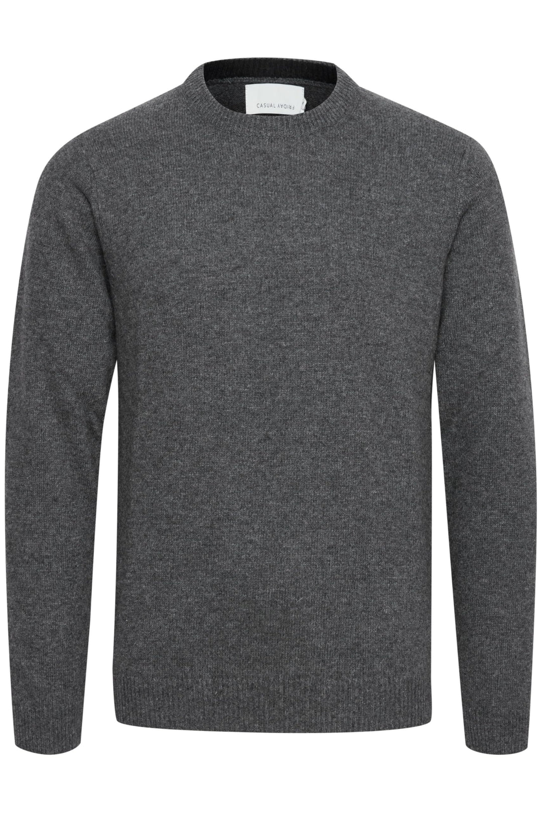 CASUAL FRIDAY Herren Karl Crew Neck Bounty Knit Pullover XL Pewter Mix (50817), XL Pewter Mix (50817