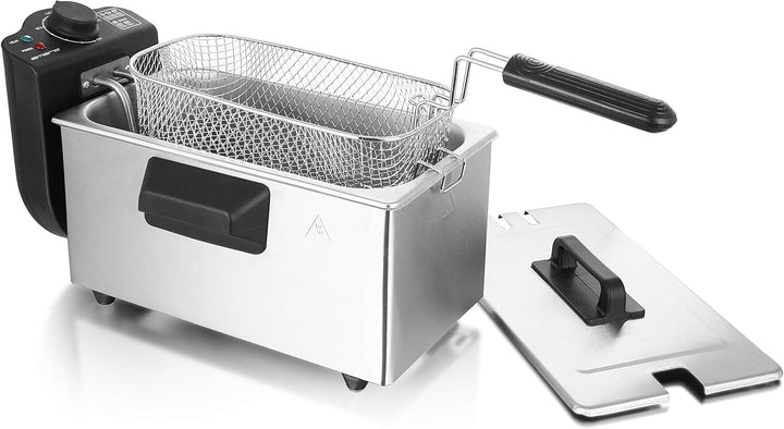 Emerio 3.0L Öl-Fritteuse mit Kaltzonen Technologie, "sehr gut 1.4" getestet von Haus & Garten 06/201