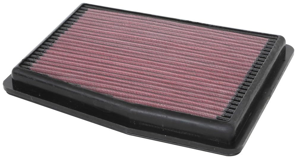 K&amp;N Motor-Luftfilter: wiederverwendbar, alle 75.000 Meilen reinigen, waschbar, Premium, Ersatz-Auto-
