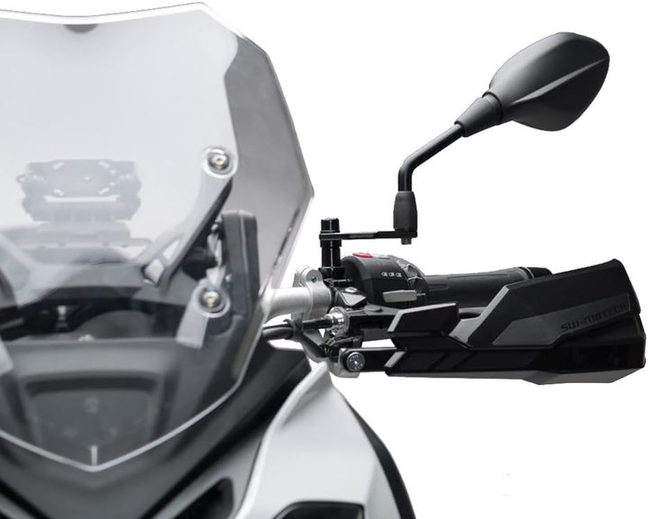 SW-Motech Spiegelverlängerung für BMW - Schwarz. Für Spiegelgewinde. Max. Verlegung: 66mm.