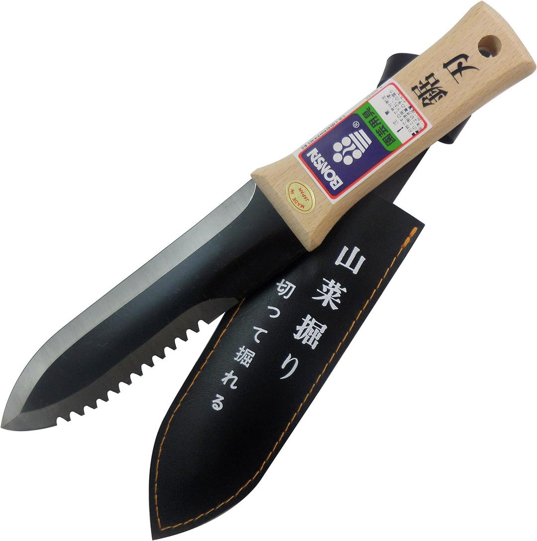 Pflanzmesser, Hori-Hori Japanisches Gartenwerkzeug - Bonsai Made in Japan