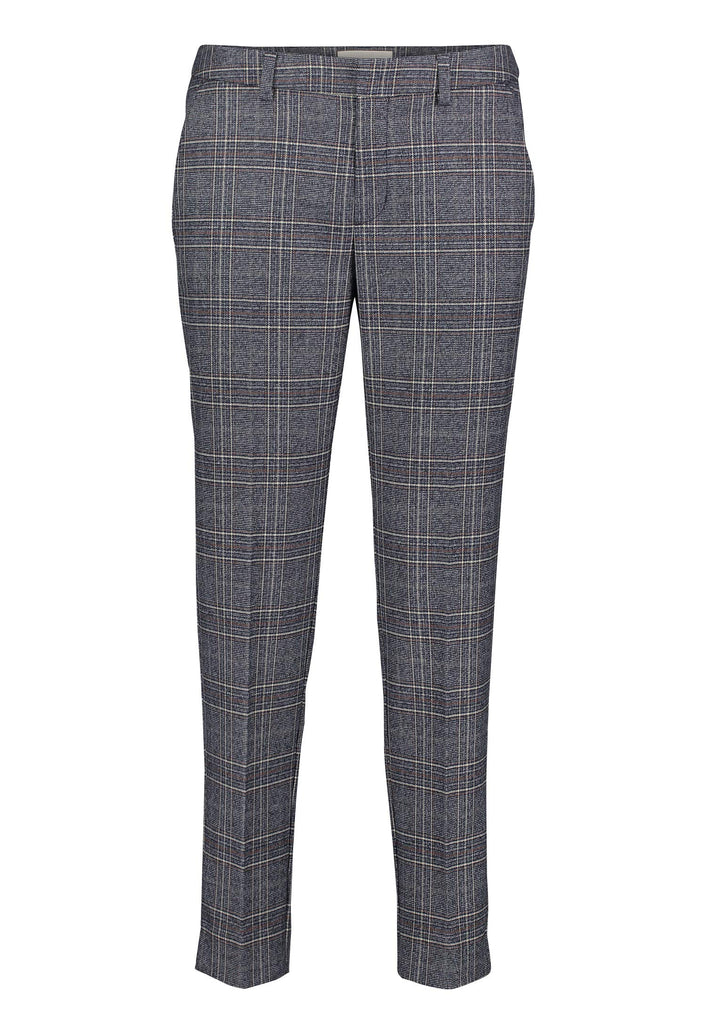 Cartoon Damen Chino-Hose mit Muster 38 Blau, 38 Blau