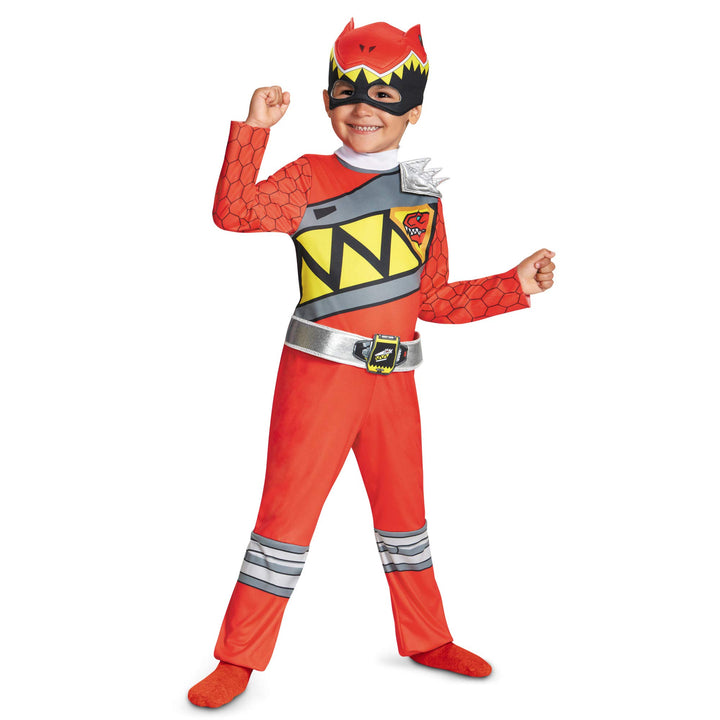 Disguise Red Ranger Dino Charge Toddler Classic Costume, Large (4-6) by Disguise