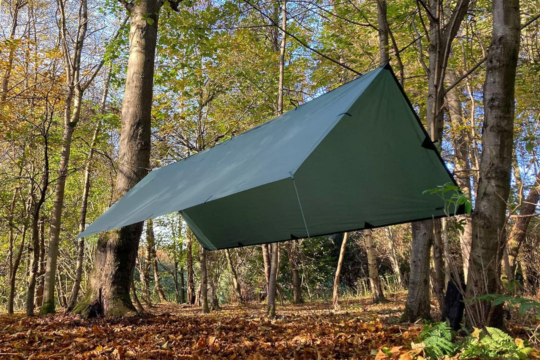 DD Tarp XL - Regendach Zelt Plane olivgrün