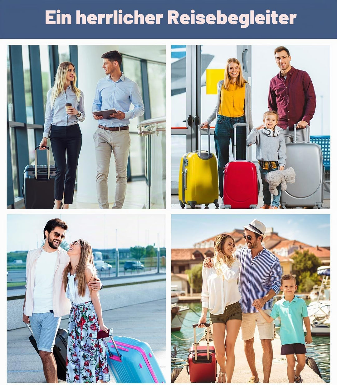 Morbuy Elastisch Kofferschutzhülle, Gross Kofferhülle Blau mit Reissverschluss, Suitcase Luggage Cov