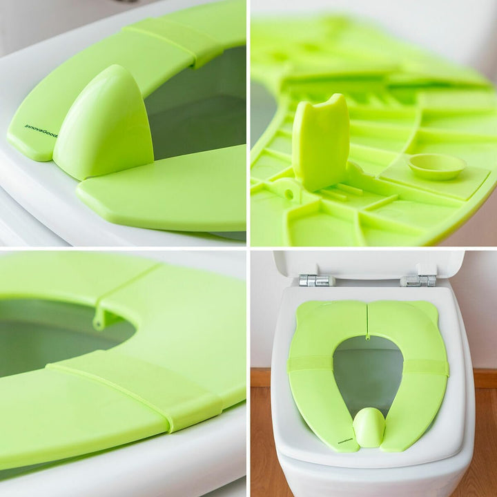 InnovaGoods - Faltbarer Kinder-Toilettensitz, Rutschfest und Sicher, Hygienisch und Pflegeleicht, Mi