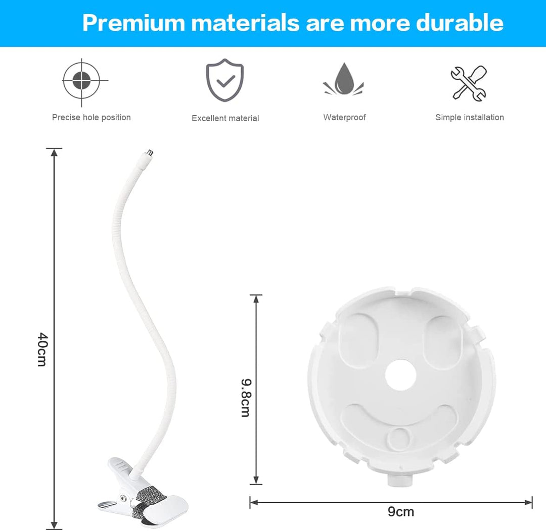 Monitor Halterung für Philips Avent Babyphone SCD843/26, SCD833/26, SCD630/26, Flexible Multifunktio