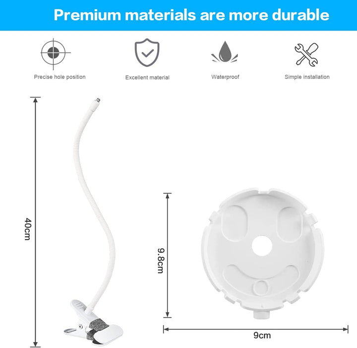 Monitor Halterung für Philips Avent Babyphone SCD843/26, SCD833/26, SCD630/26, Flexible Multifunktio