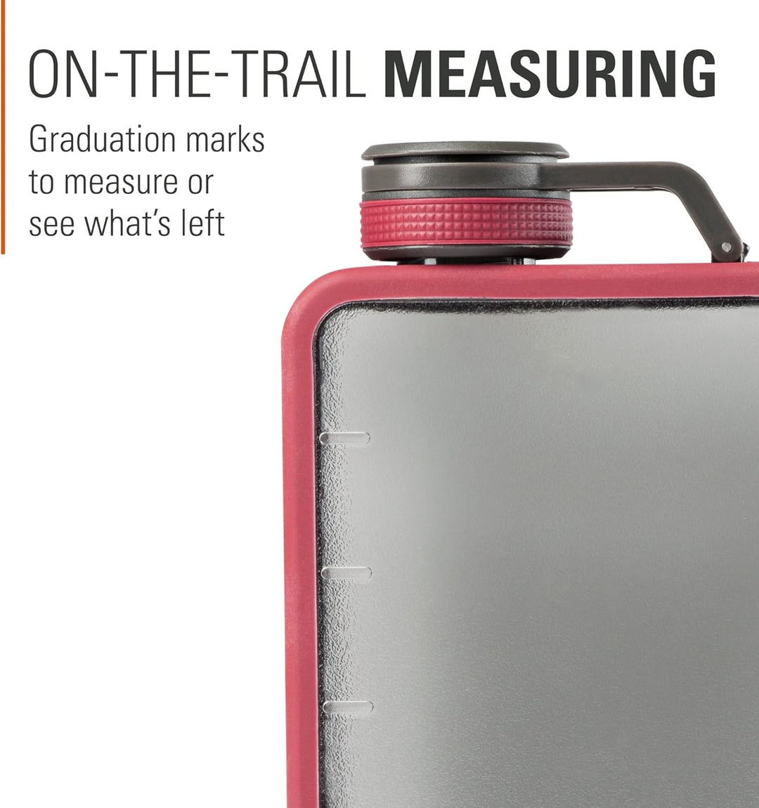 GSI Outdoors Boulder Flask Thermosflasche, Unisex, für Erwachsene 16 Fluid Ounces Haute, Rot, 16 Flu