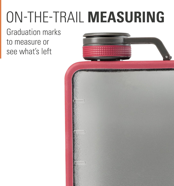 GSI Outdoors Boulder Flask Thermosflasche, Unisex, für Erwachsene 16 Fluid Ounces Haute, Rot, 16 Flu