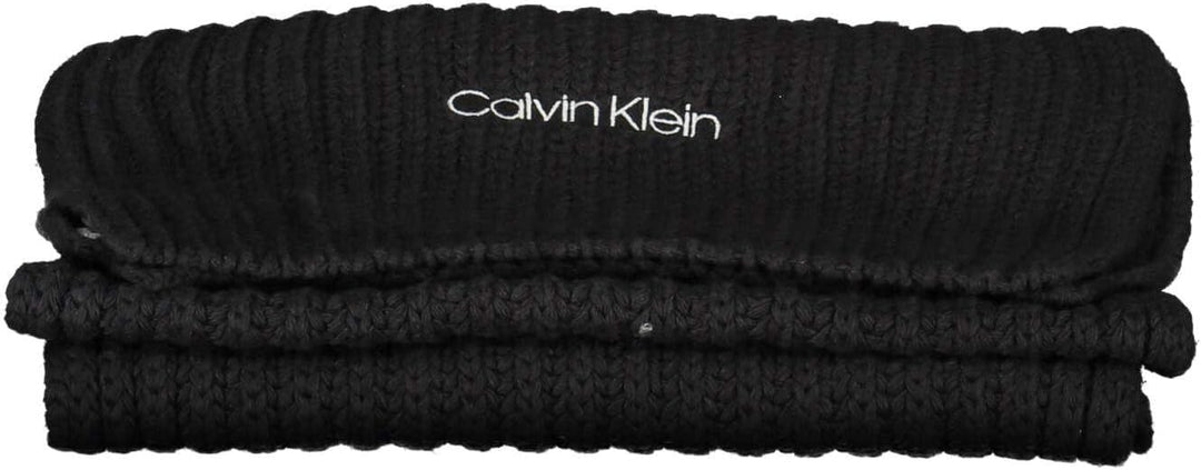 Calvin Klein Damen Oversized Strick Schal Einheitsgrösse Ck Black, Einheitsgrösse Ck Black