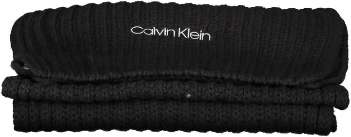 Calvin Klein Damen Oversized Strick Schal Einheitsgrösse Ck Black, Einheitsgrösse Ck Black