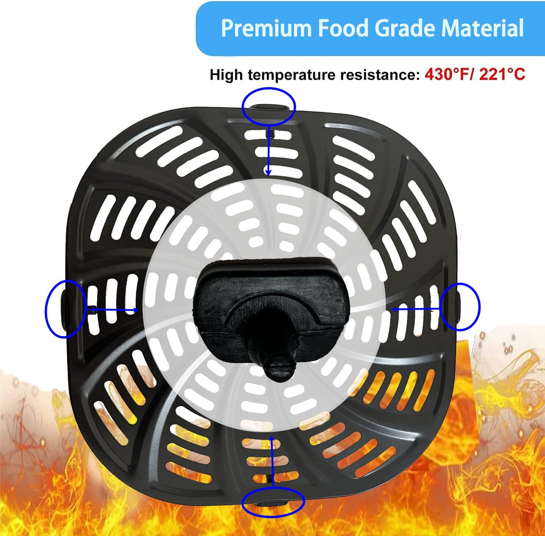 Luftfritteuse Gummifüsse für Gourmia Air Fryers, 4 Stück verbesserte Luftfritteuse Silikon-Gummi-Sto