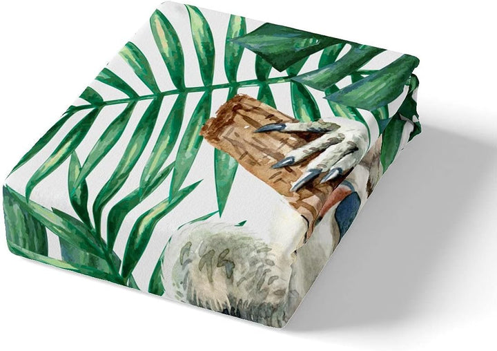 Homewish Koala Bettbezug Palme Bettwäsche Set Karikatur Tierwelt Tier Trösterbezug 155x220 für Kinde