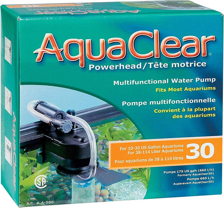 AquaClear Powerhead 30 als Boden-, Schnell- oder Biofilter sowie als Umwälzpumpe einsetzbar, für Aqu