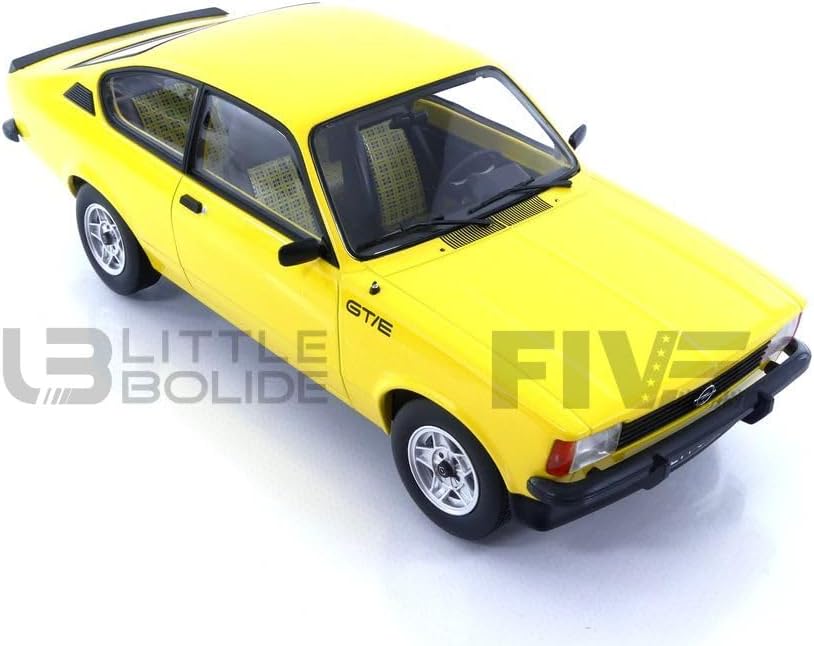 Norev 183655 - Opel Kadett GT/E - 1977 - gelb (ATS Felgen). L.E. 1:18