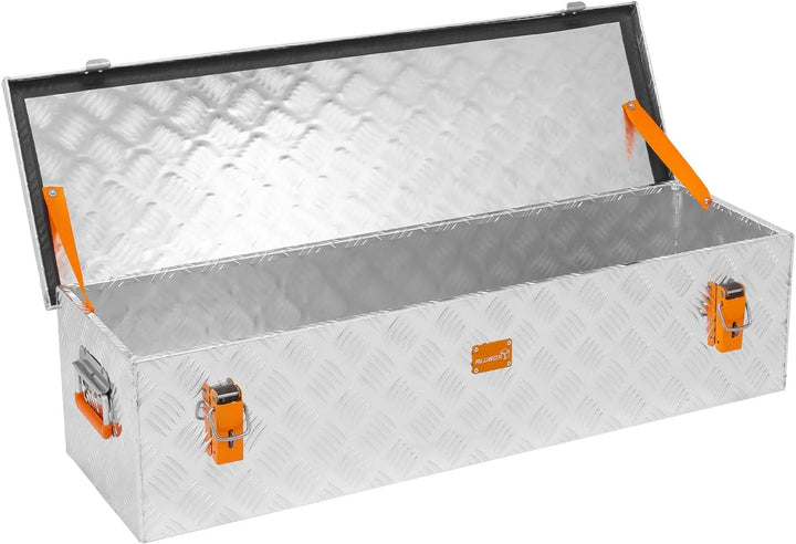 Alubox Werkzeugkiste Riffelblech ABX-RL75 Aluminium 1,5mm Werkzeugkiste leicht und robust 75 Liter 0