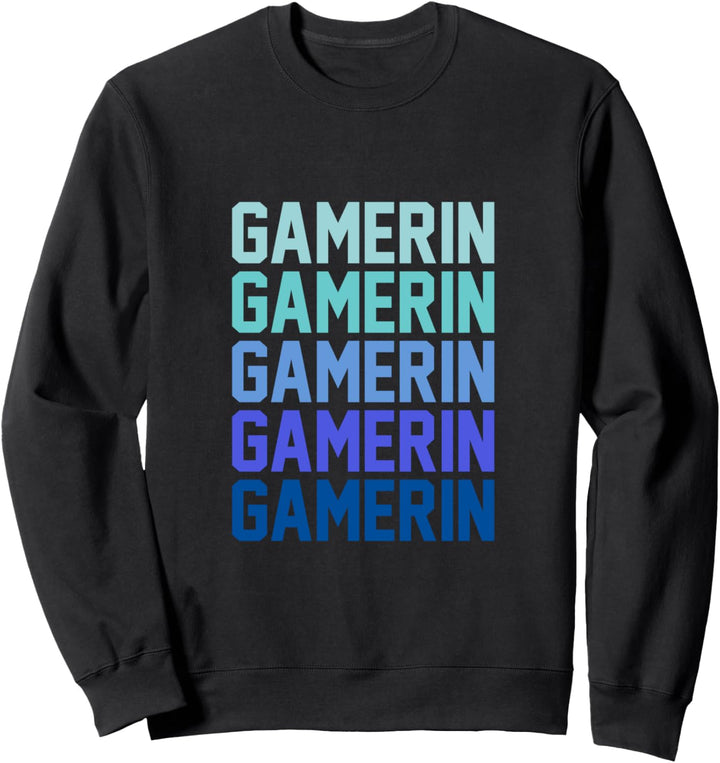 Gamerin Gamerin Zocken Konsole Video Game Spieler Zockerin Sweatshirt