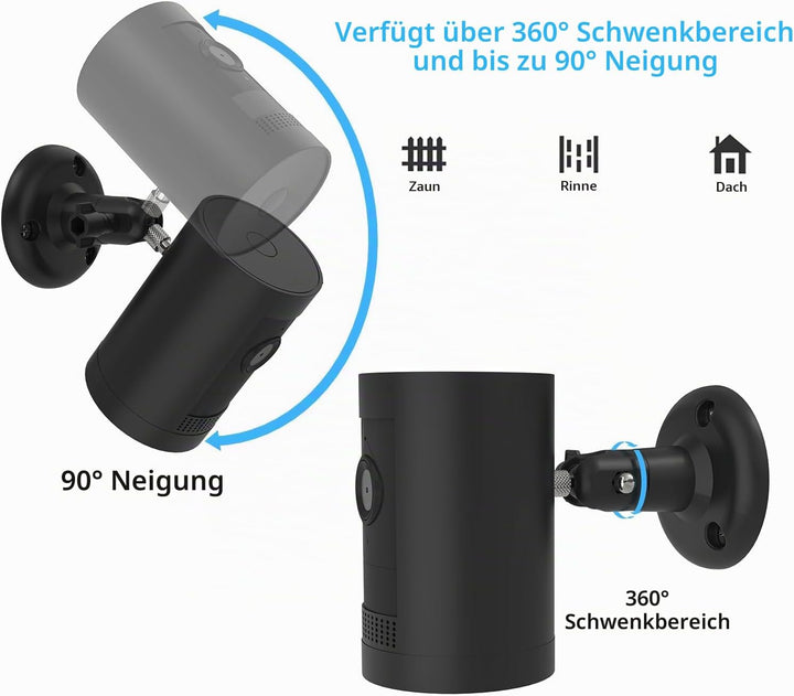 HOLACA Wandhalterung Kompatibel mit Rin g Stick Up Cam(Pro)/Outdoor Camera Plus und Eufy &amp; Arl o Kam